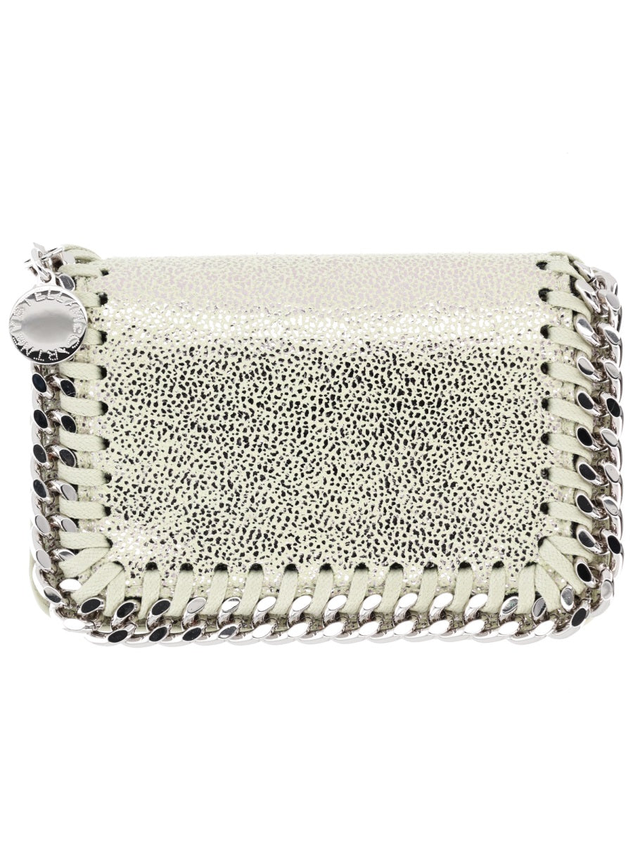 Stella McCartney Falabella Card Case — Silver, view 2