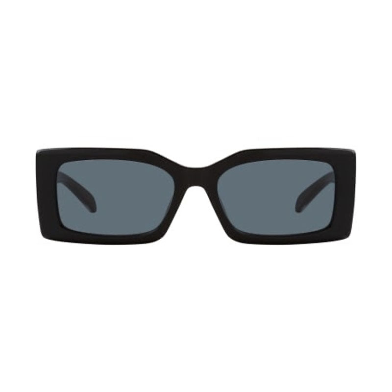 Stella McCartney Rectangle Full Rim Sunglasses — Black, view 2