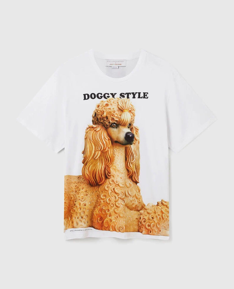Stella McCartney Poodle Graphic Print T-Shirt — White by Stella McCartney
