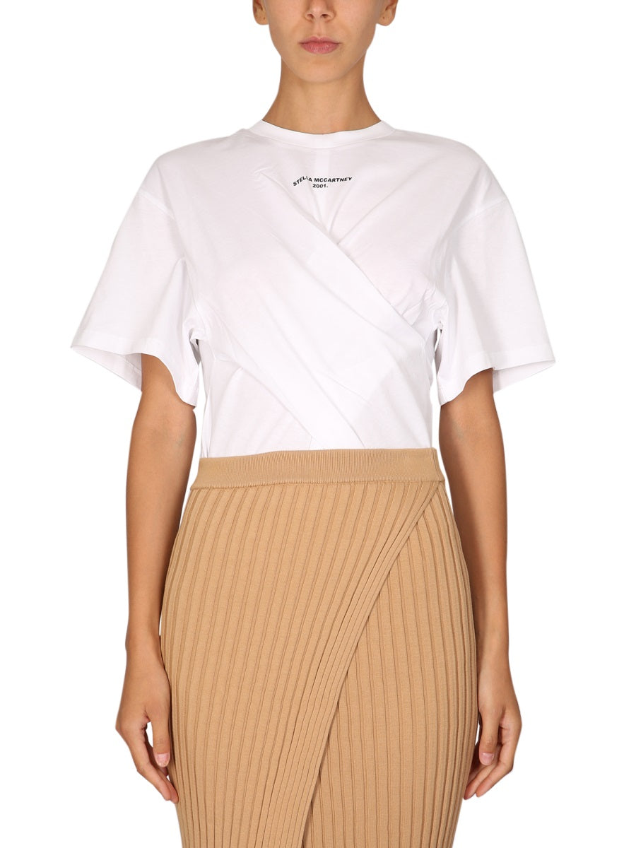 Stella McCartney Twisted T-Shirt — White by Stella McCartney