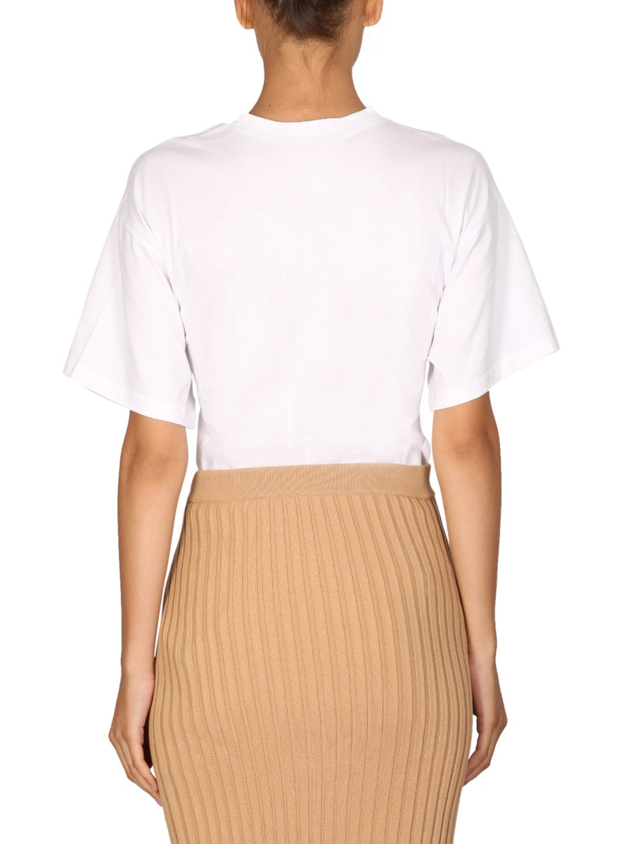 Stella McCartney Twisted T-Shirt — White, view 2