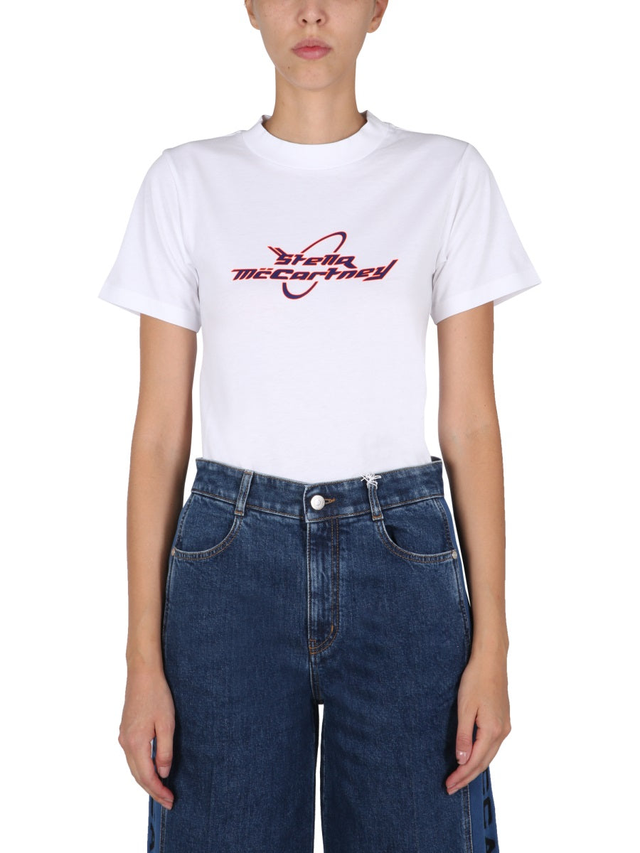 Stella McCartney Logo Print T-Shirt — White by Stella McCartney