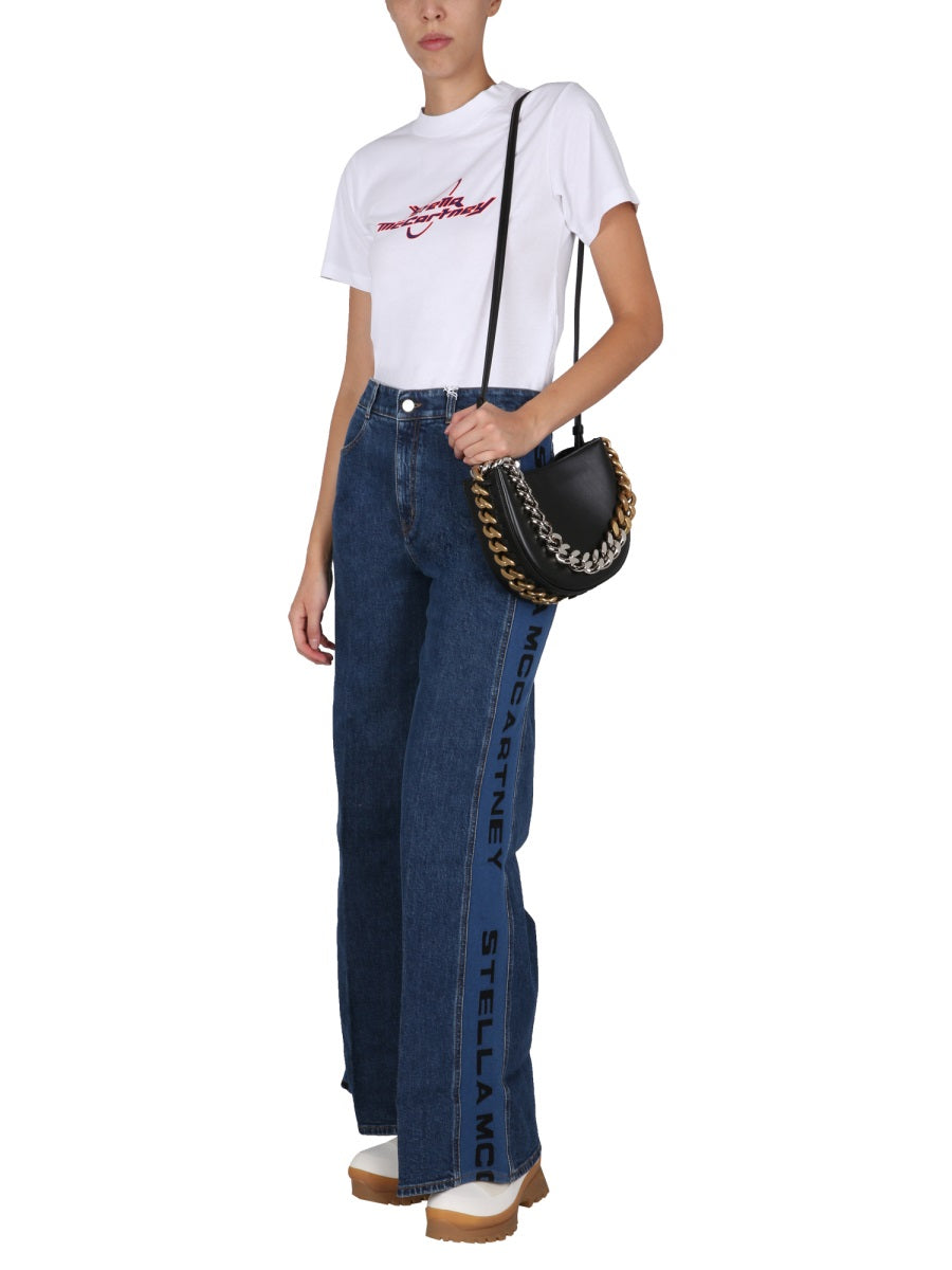 Stella McCartney Logo Print T-Shirt — White, view 3