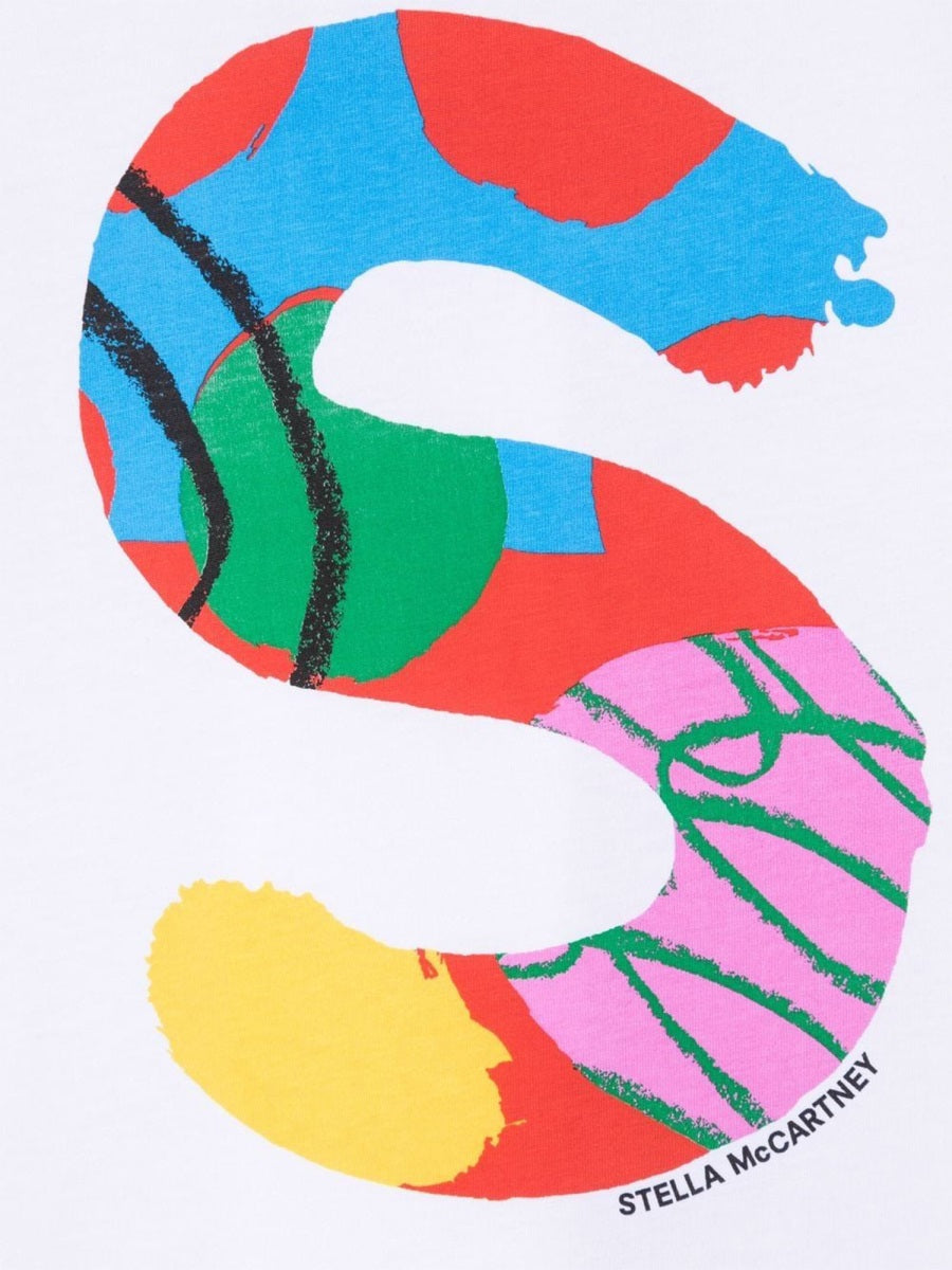Stella McCartney S Logo Cotton T-Shirt — White by Stella McCartney