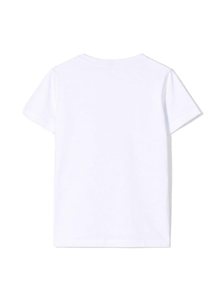 Stella McCartney S Logo Cotton T-Shirt — White, view 2