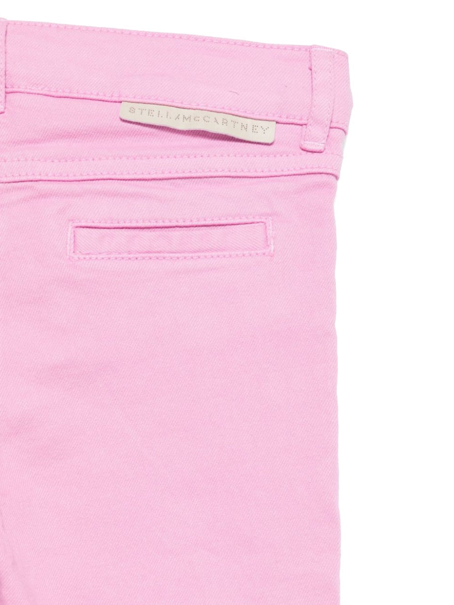 Stella McCartney Cotton Trousers — Pink, view 2