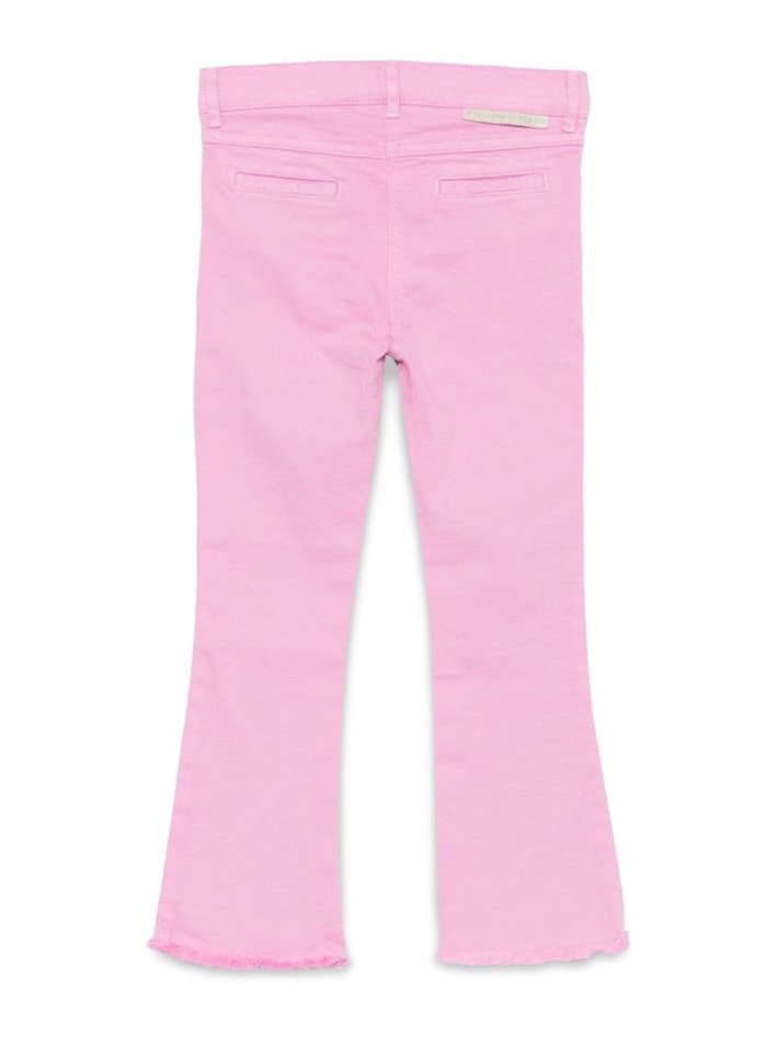 Stella McCartney Cotton Trousers — Pink, view 3