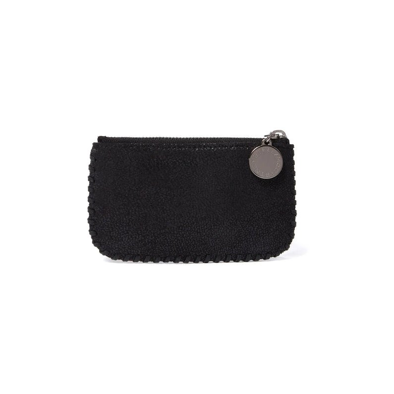 Stella McCartney Whipstitch-Trim Polyester Wallet — Black, view 3