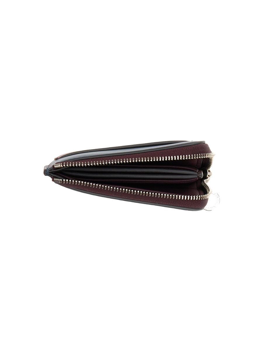 Stella McCartney Polyurethane Zipped Wallet — Blue, view 3