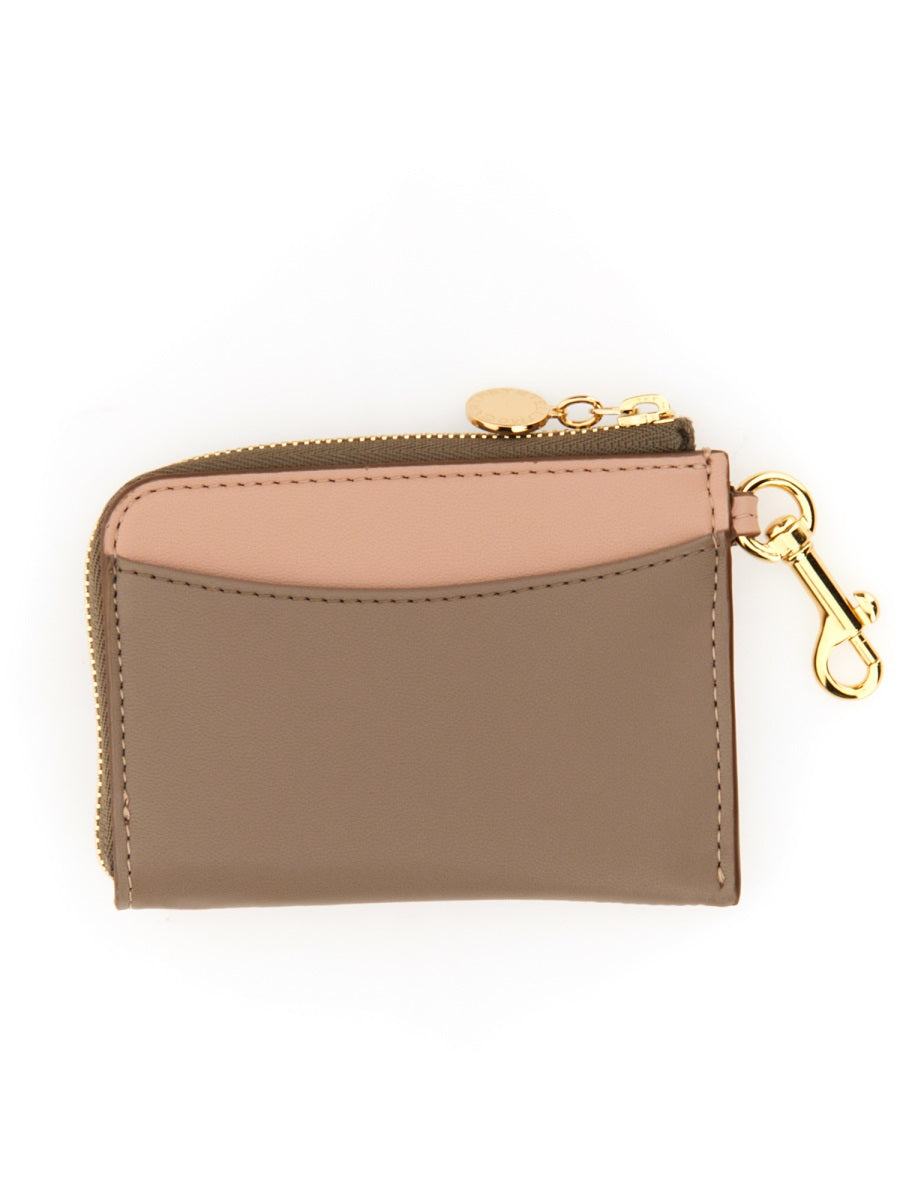 Stella McCartney Perforated Logo Wallet — Powder by Stella McCartney