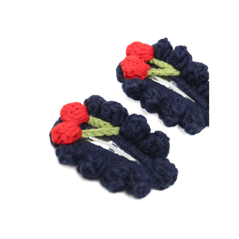 Stine Goya Cherr Hair Clips — Blue, view 2