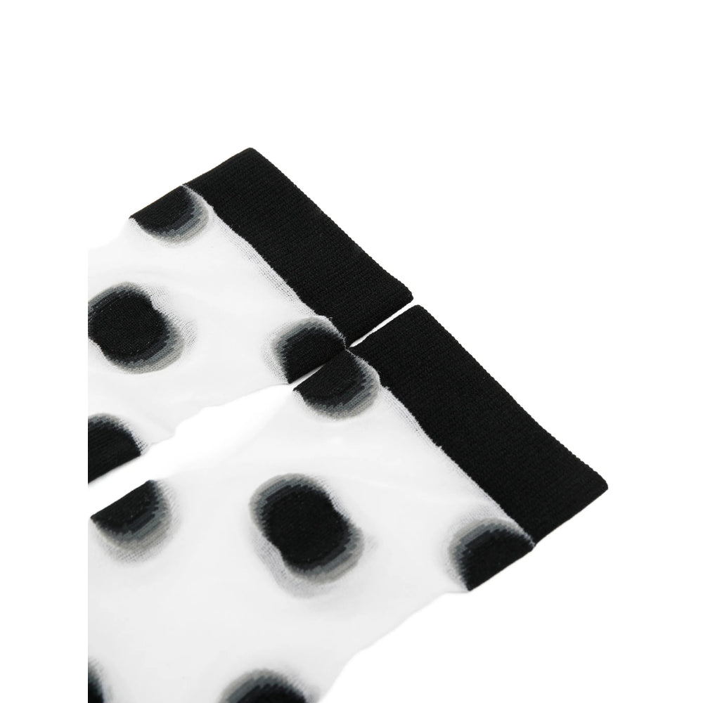 Stine Goya Dots Socks — White, view 2