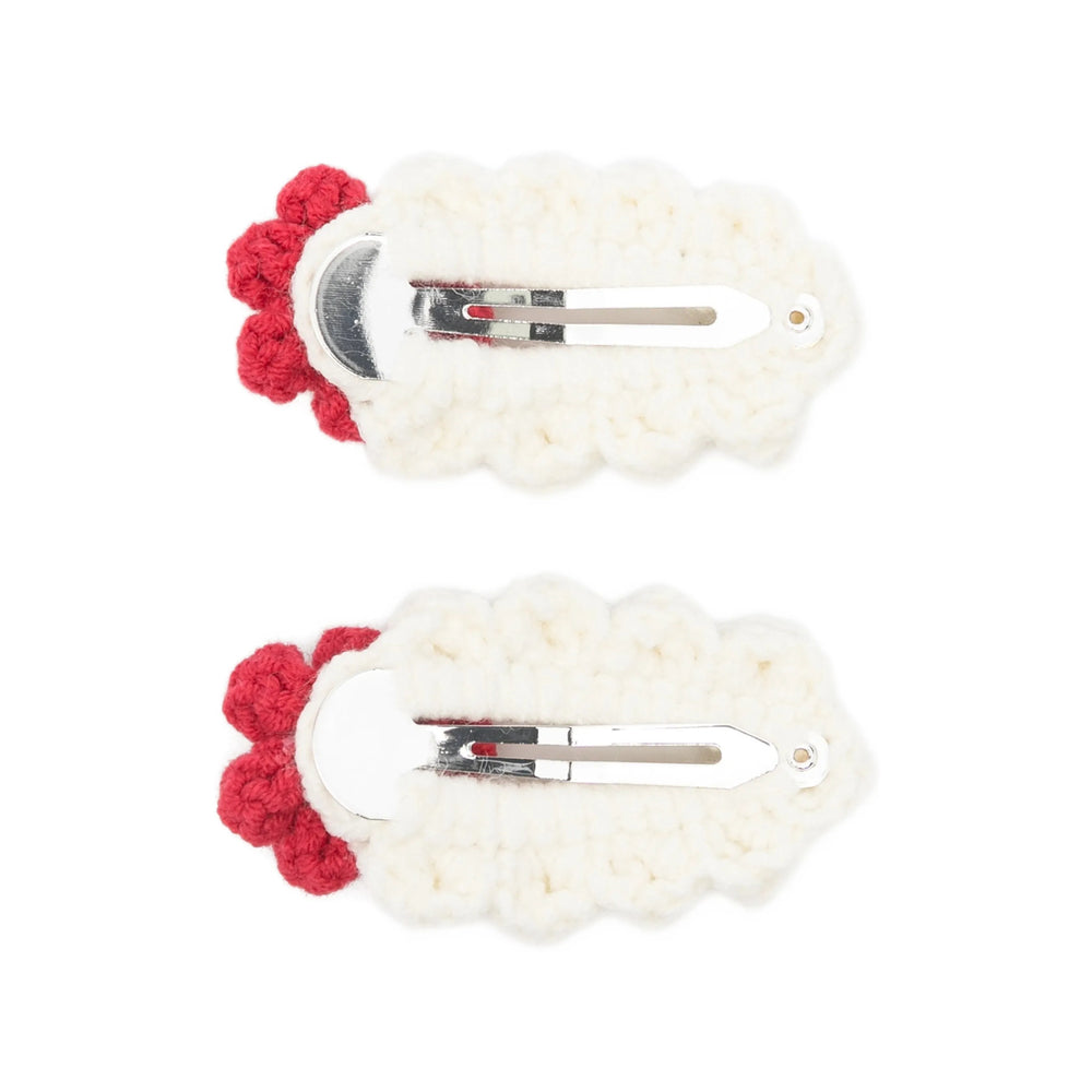Stine Goya Redfl Hair Clip — Red, view 3