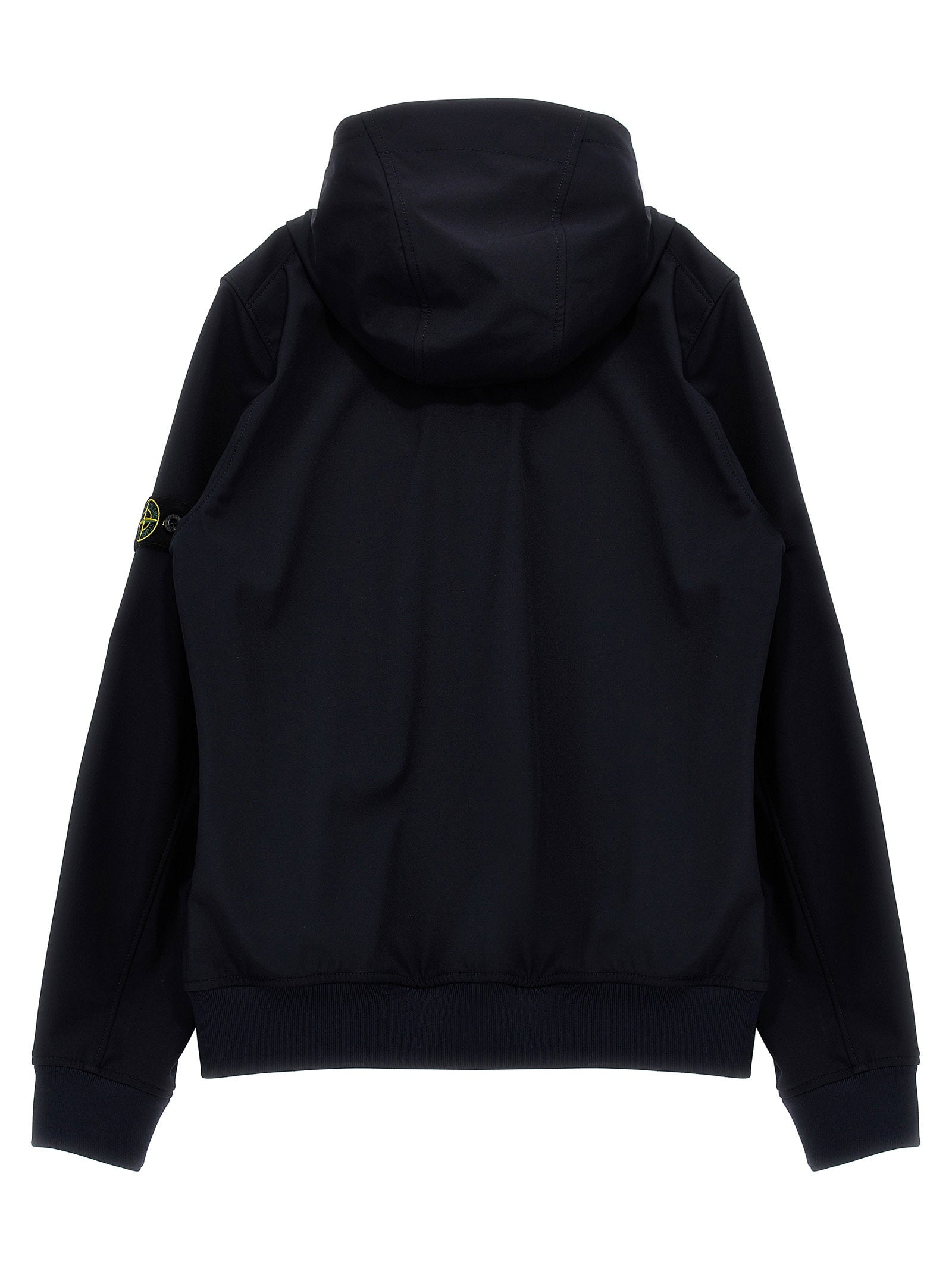 Stone Island Junior Soft Shell with E.Dye® Technology Jacket — Black, view 2