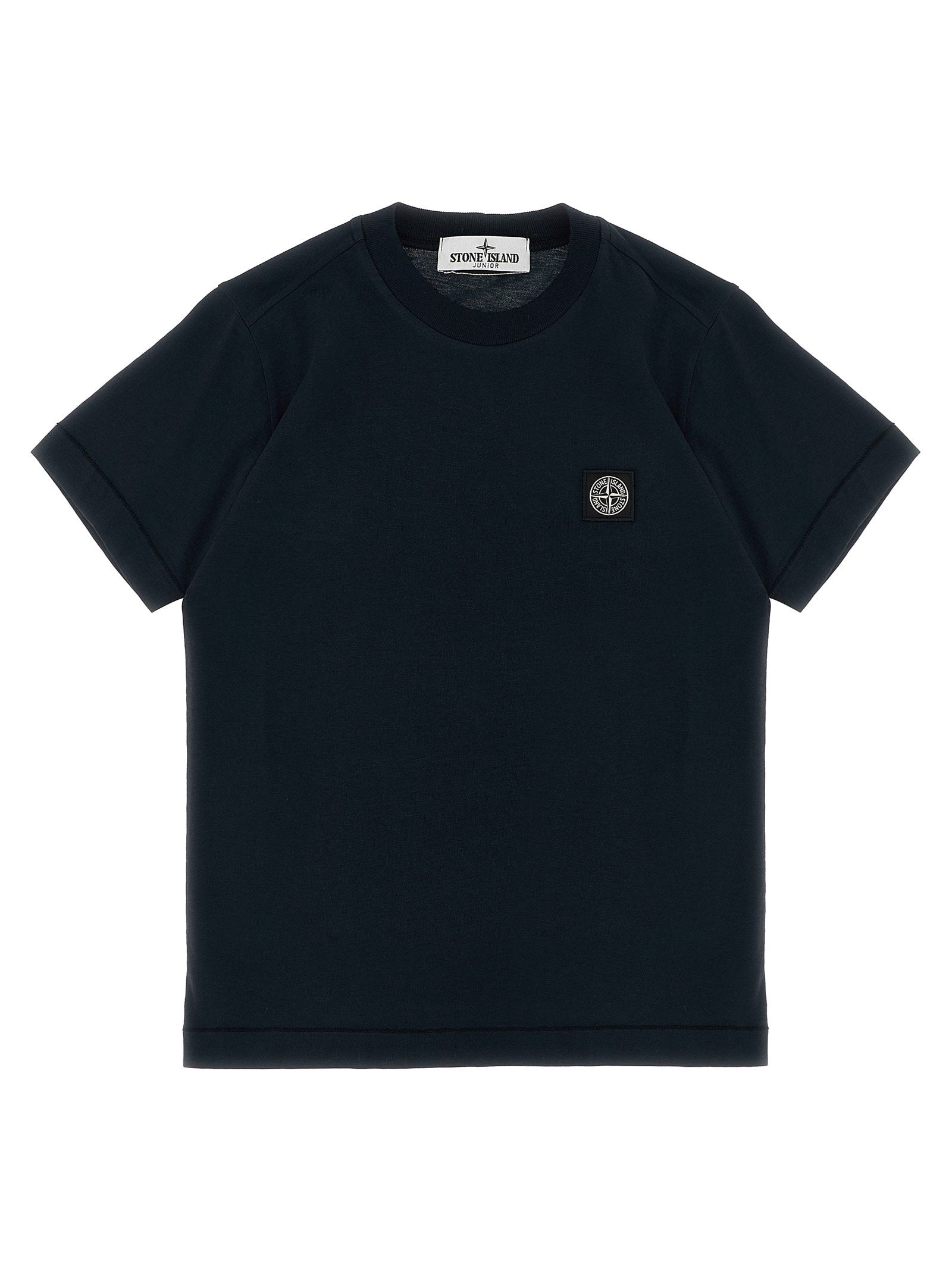 Stone Island Junior Logo Patch T-shirt — Black by Stone Island Junior