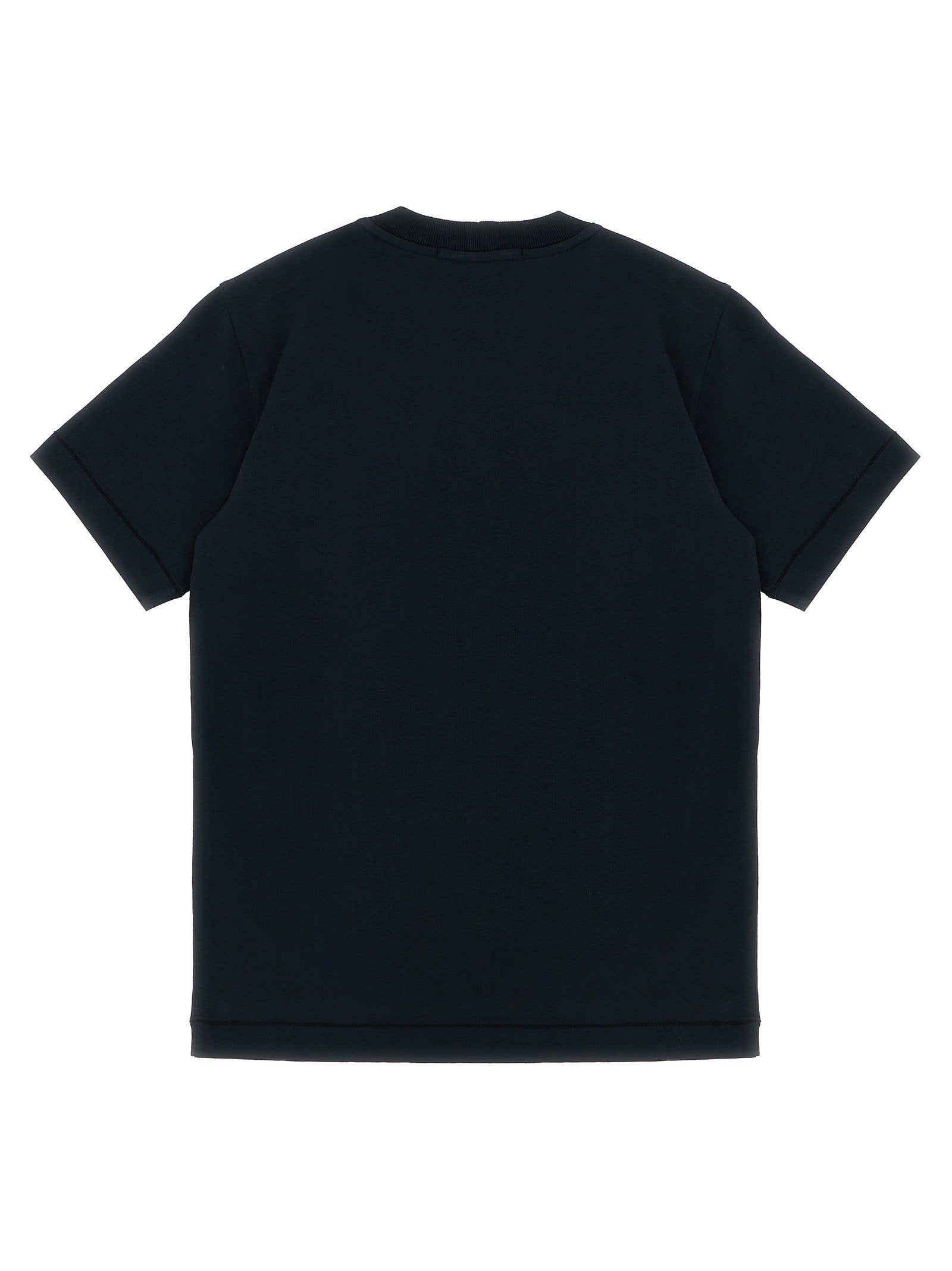 Stone Island Junior Logo Patch T-shirt — Black, view 2