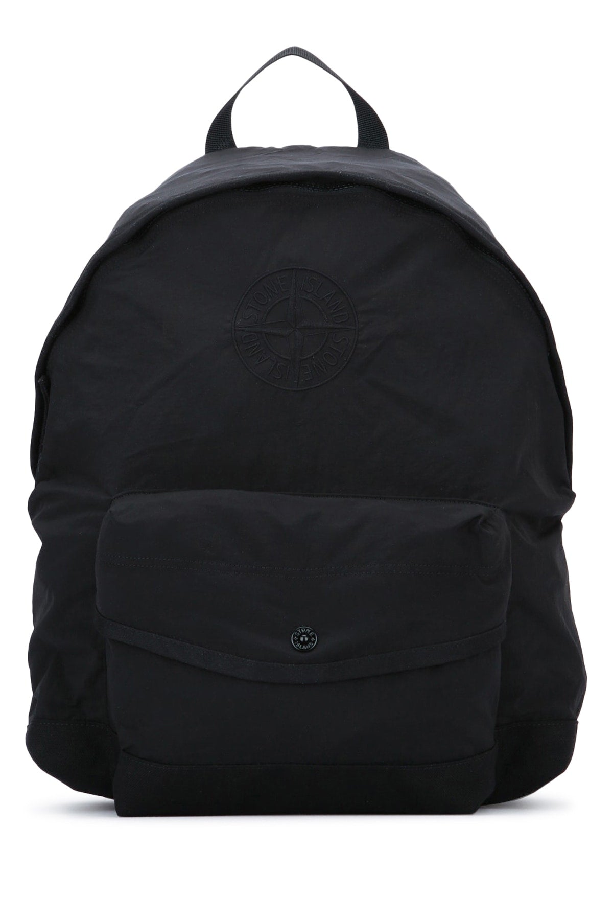 Stone Island Kids Logo-Embroidered Nylon Backpack — Black by Stone Island Kids