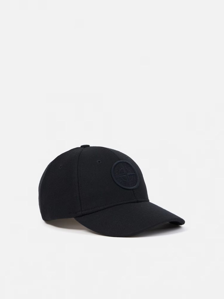 Stone Island L2S159100010S0502V00 Embroidered Logo Baseball Cap — Navy by Stone Island