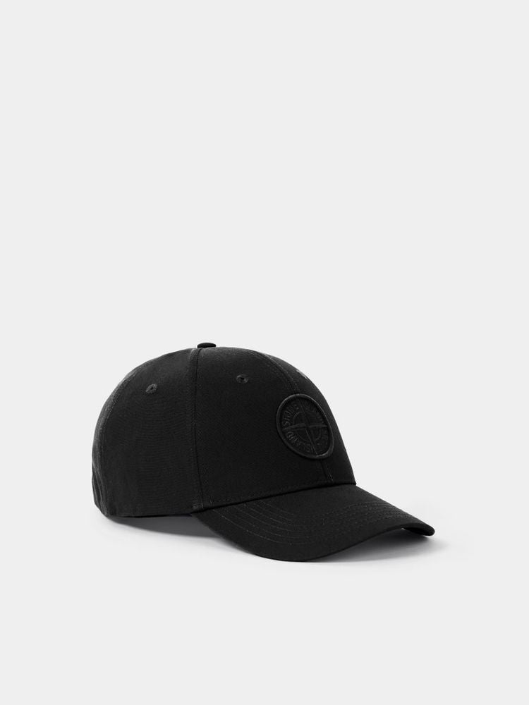 Stone Island L2S159100013S0248V00 Baseball Cap — Black by Stone Island