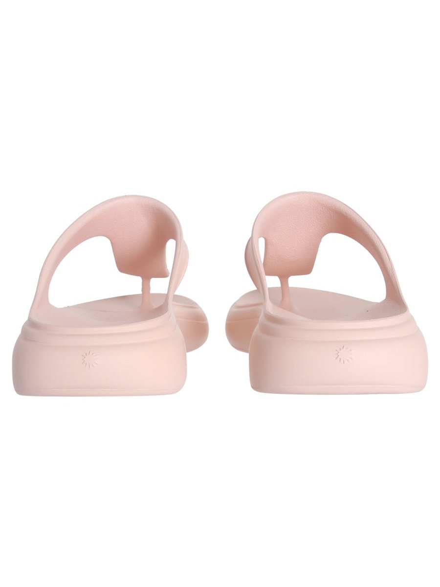 Stuart Weitzman T-Strap Slide Sandals — Pink, view 2