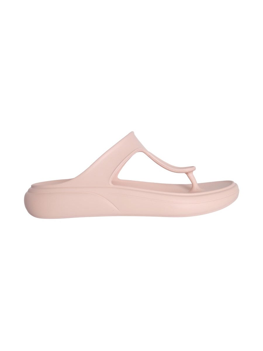 Stuart Weitzman T-Strap Slide Sandals — Pink, view 3