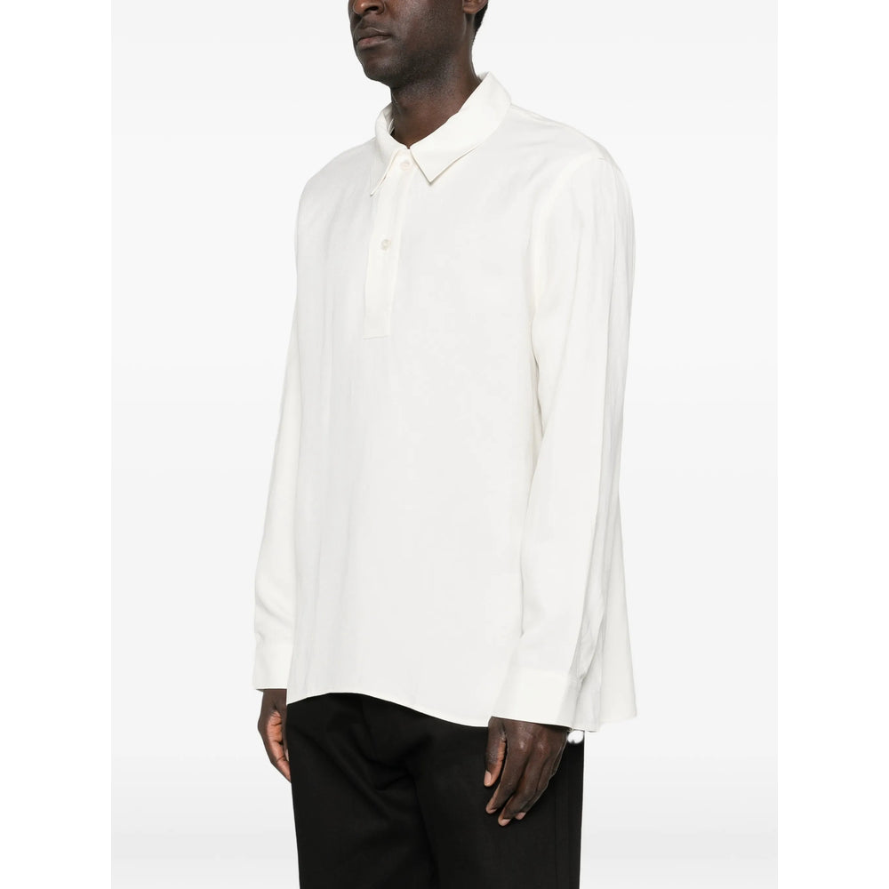 Studio Nicholson Austin Shirt — White, view 2