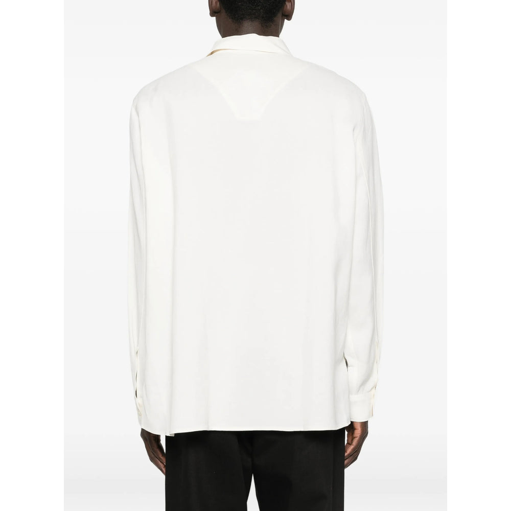 Studio Nicholson Austin Shirt — White, view 3