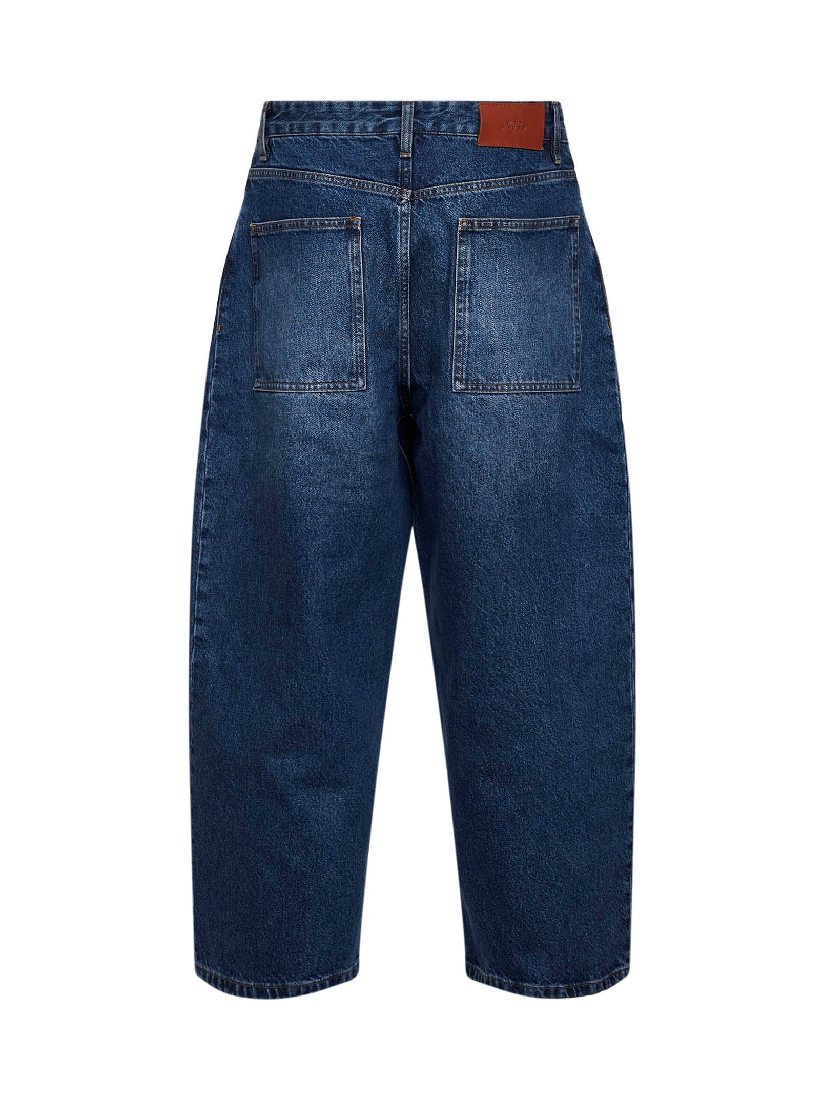 Studio Nicholson Regenerative Cotton Denim Jeans — Blue, view 2