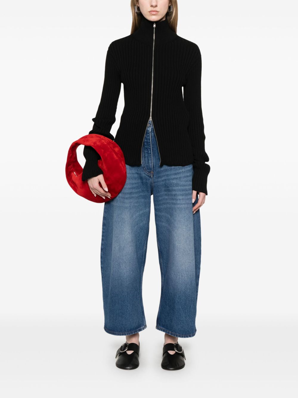 Studio Nicholson PRE Chalco Jeans — Blue, view 2