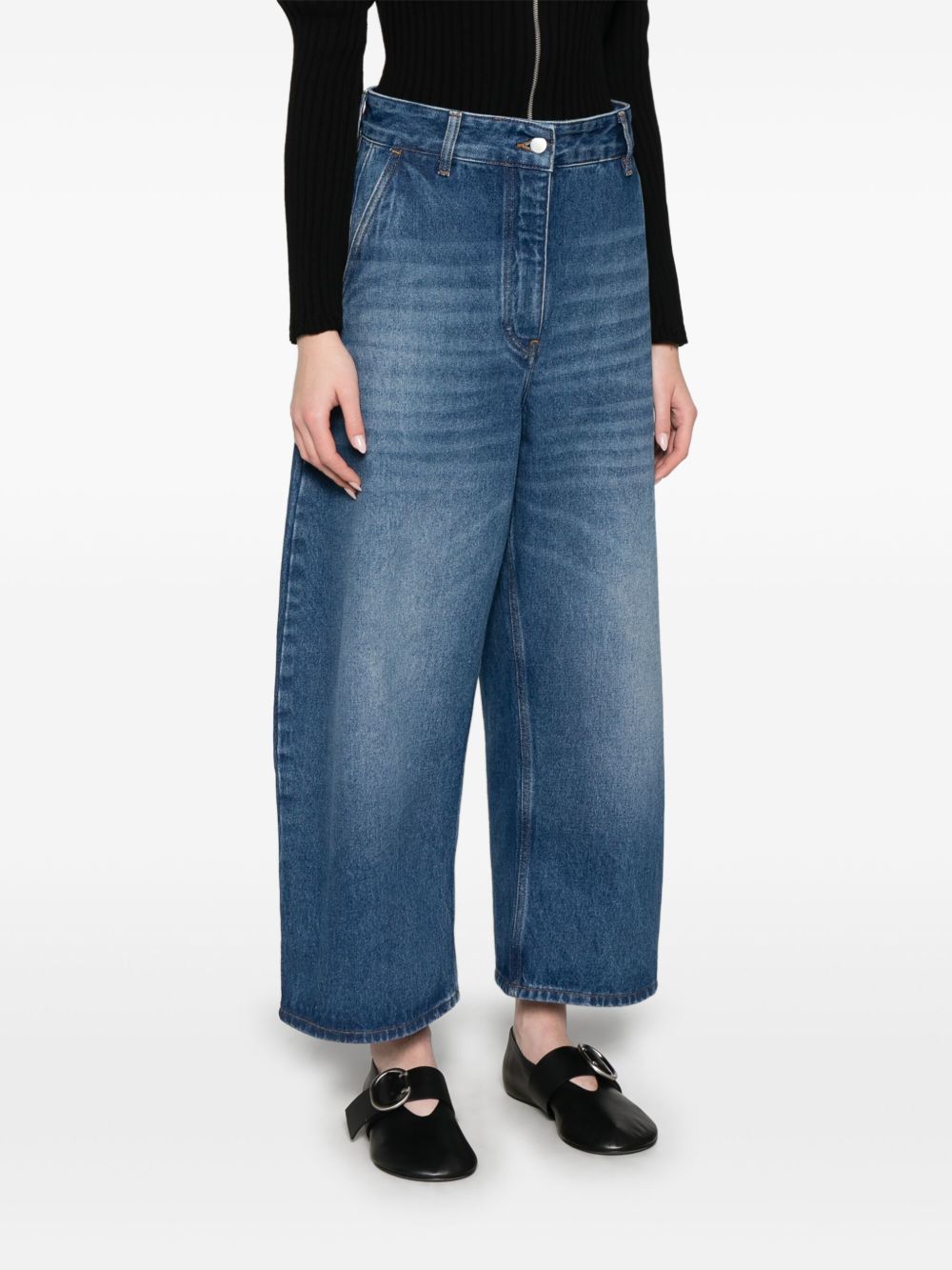 Studio Nicholson PRE Chalco Jeans — Blue, view 3