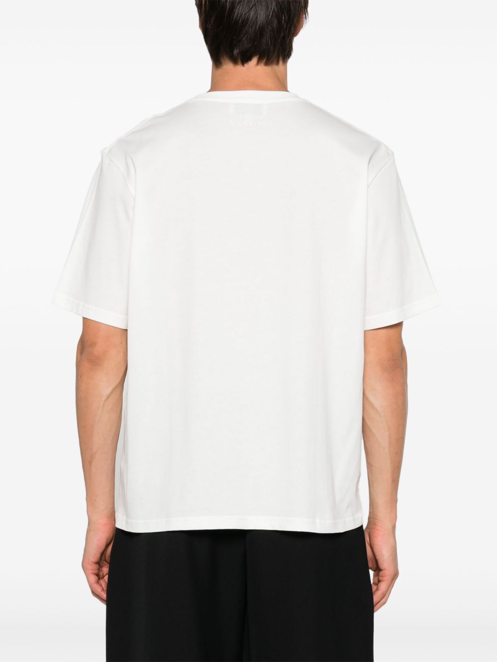 Studio Nicholson Bric T-Shirt — White, view 4