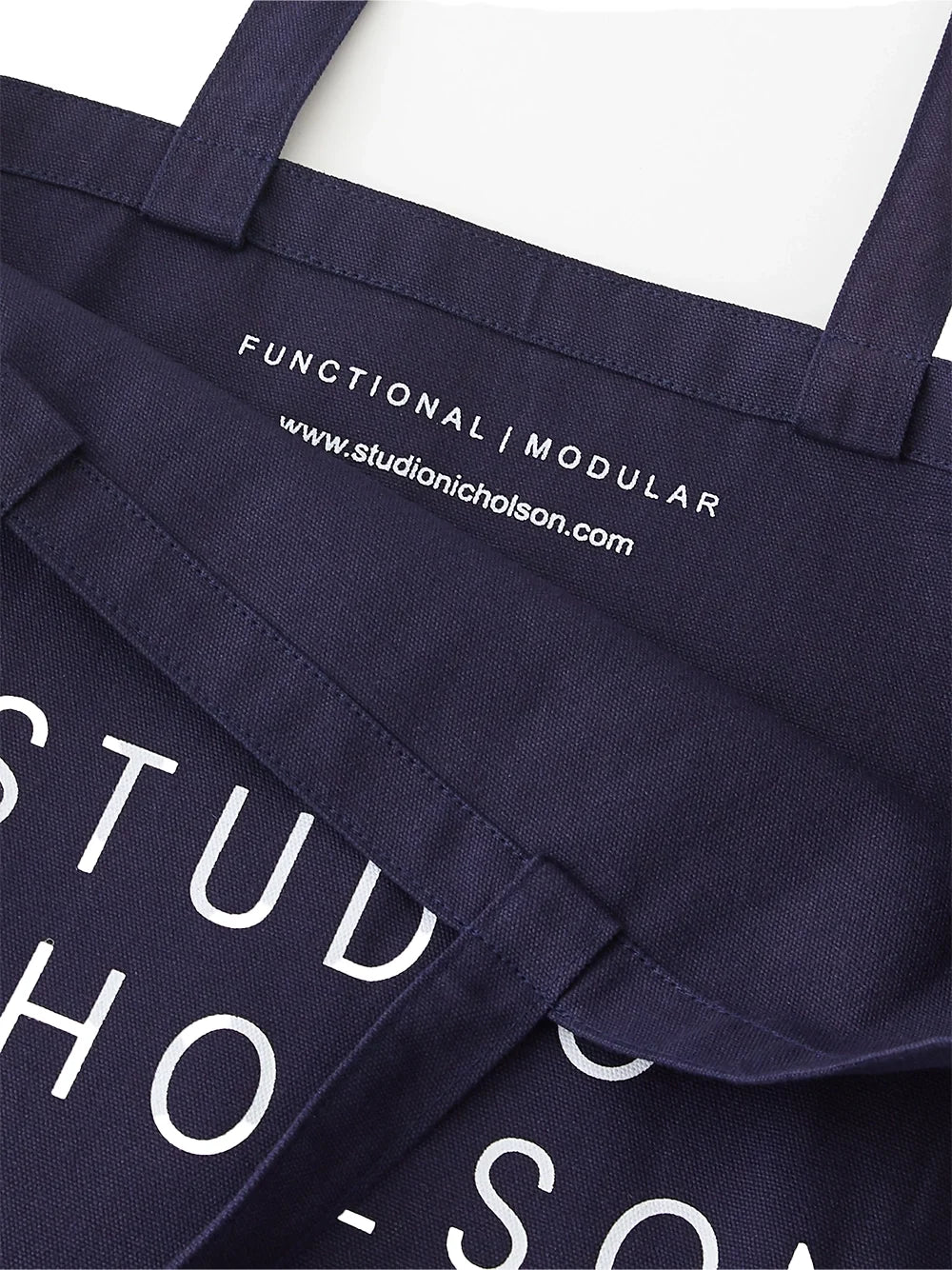 Studio Nicholson Standard Tote Bag — Navy, view 3