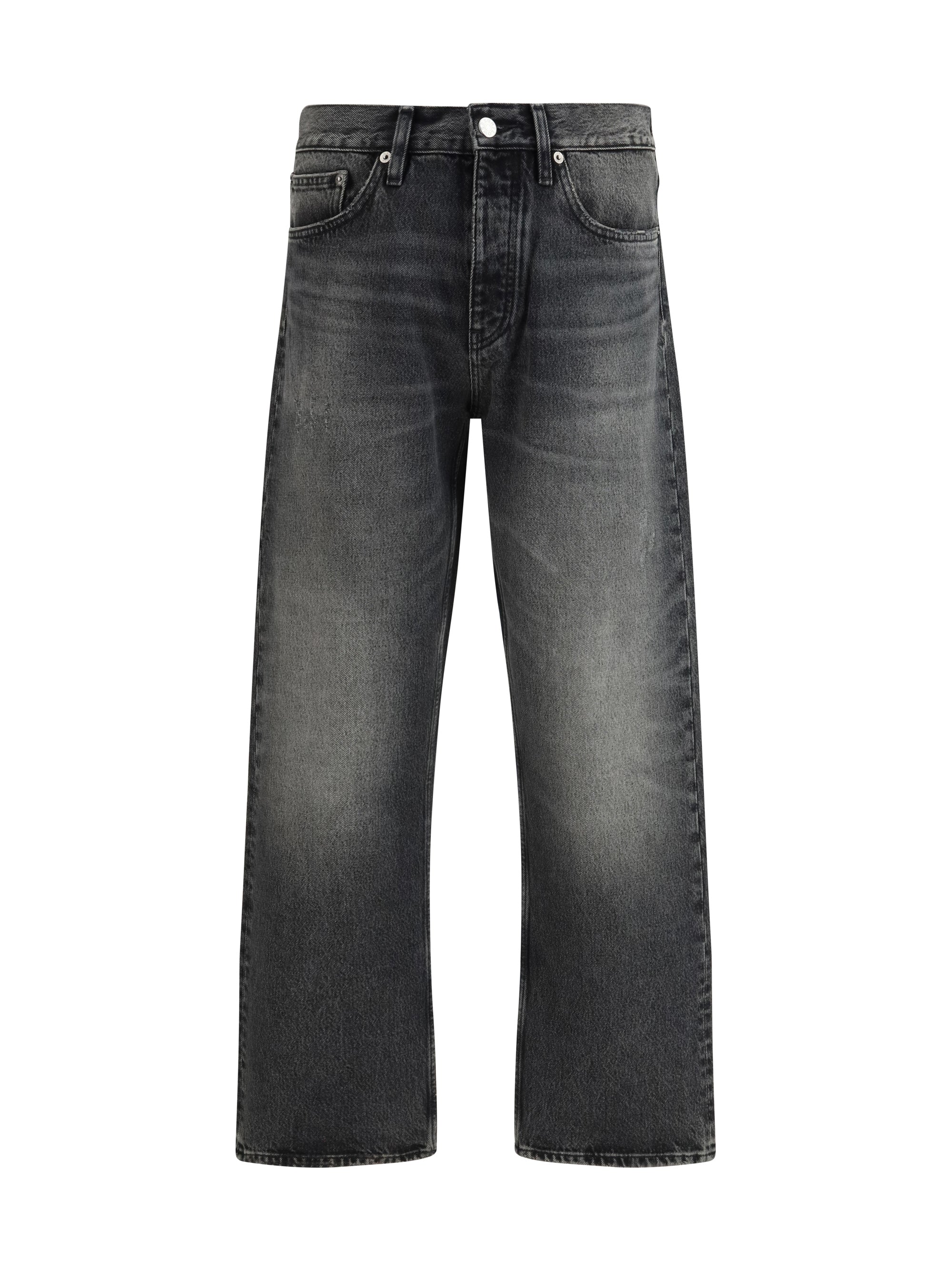 Sunflower Loose-Fit Faded Denim Jeans — Black by Sunflower