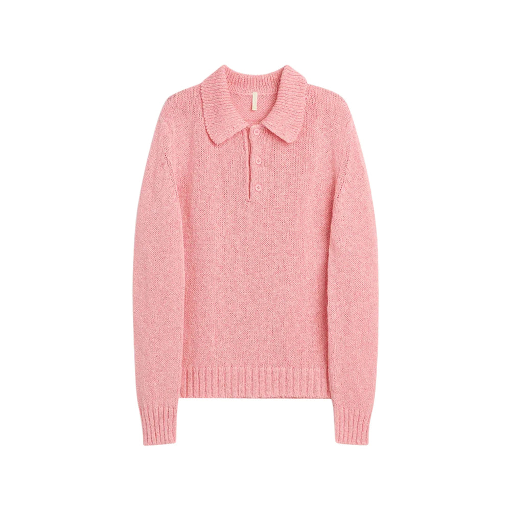 Sunflower Linen Polo — Pink by Sunflower