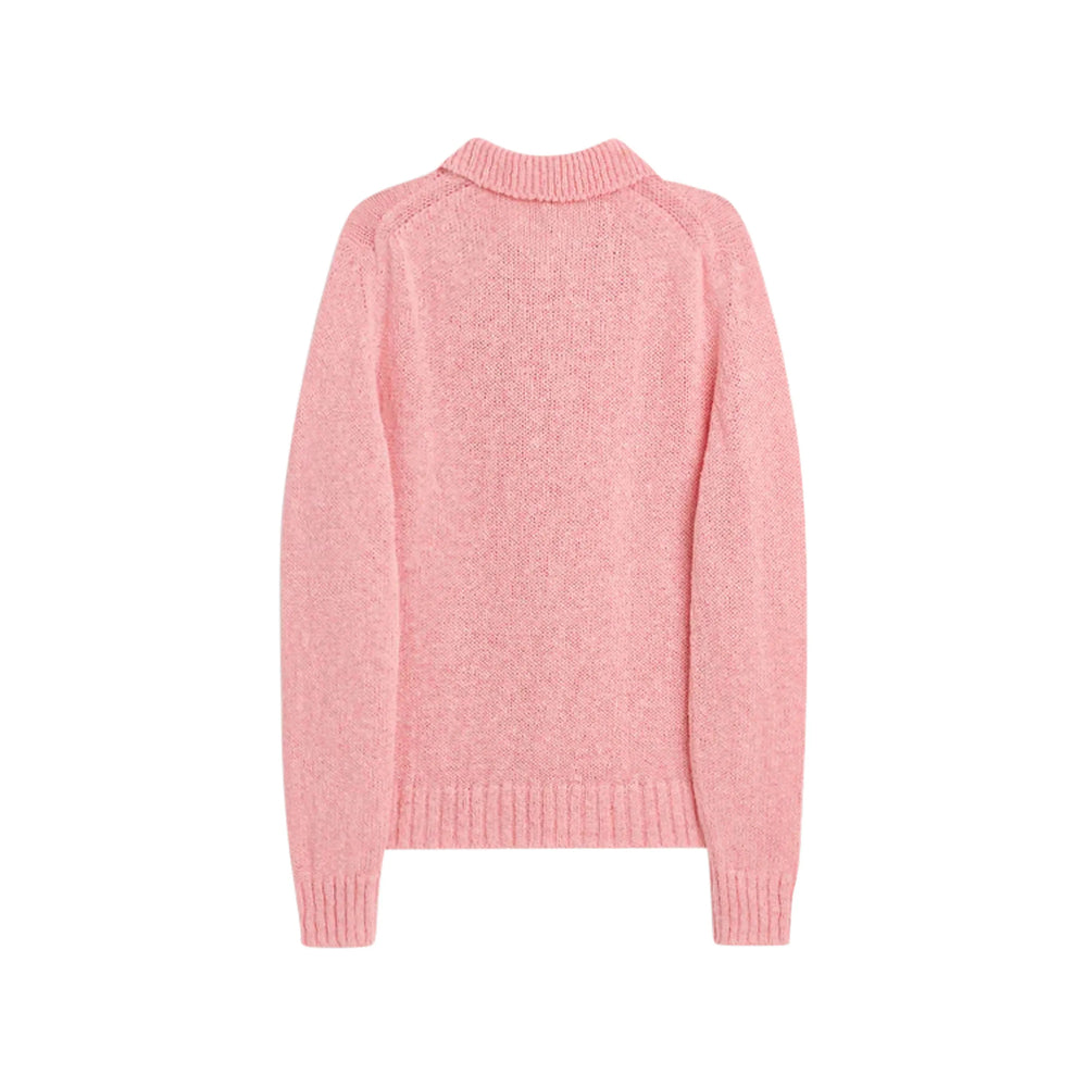 Sunflower Linen Polo — Pink, view 2