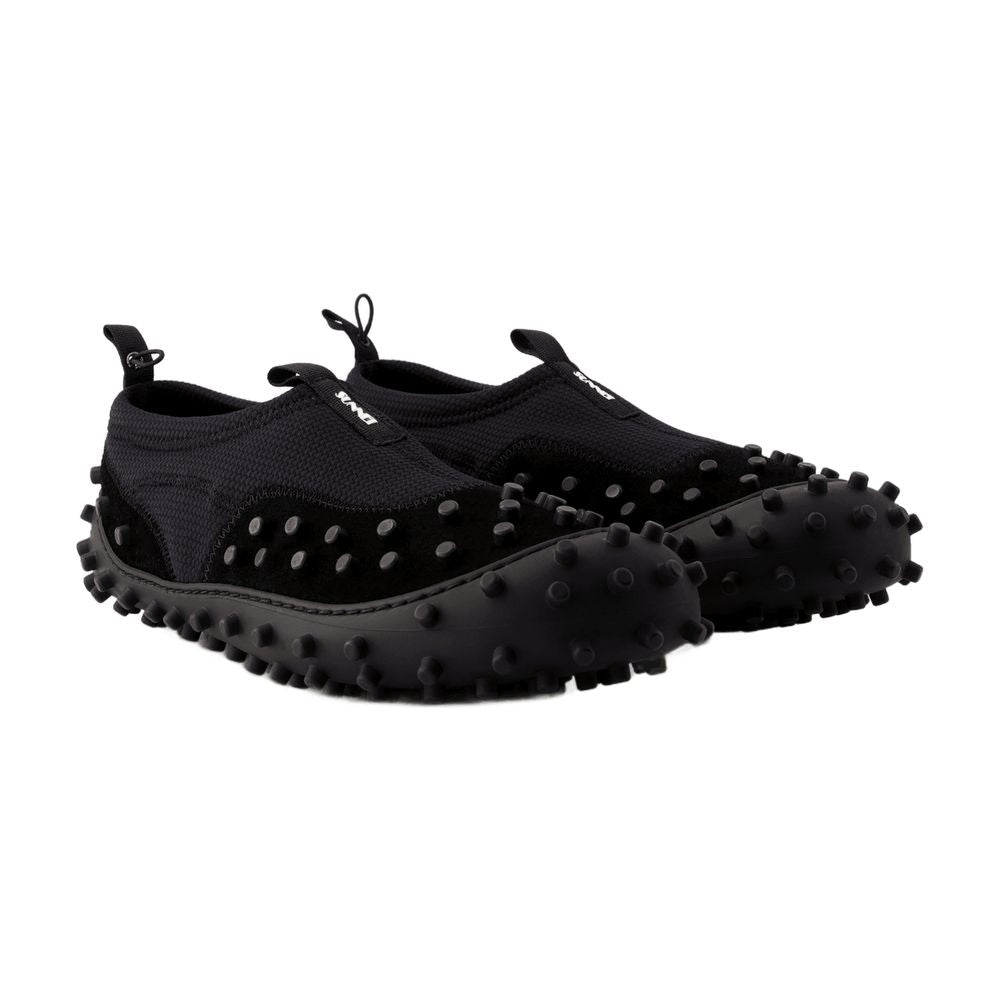 Sunnei Millechiodi Sneaker — Black, view 3