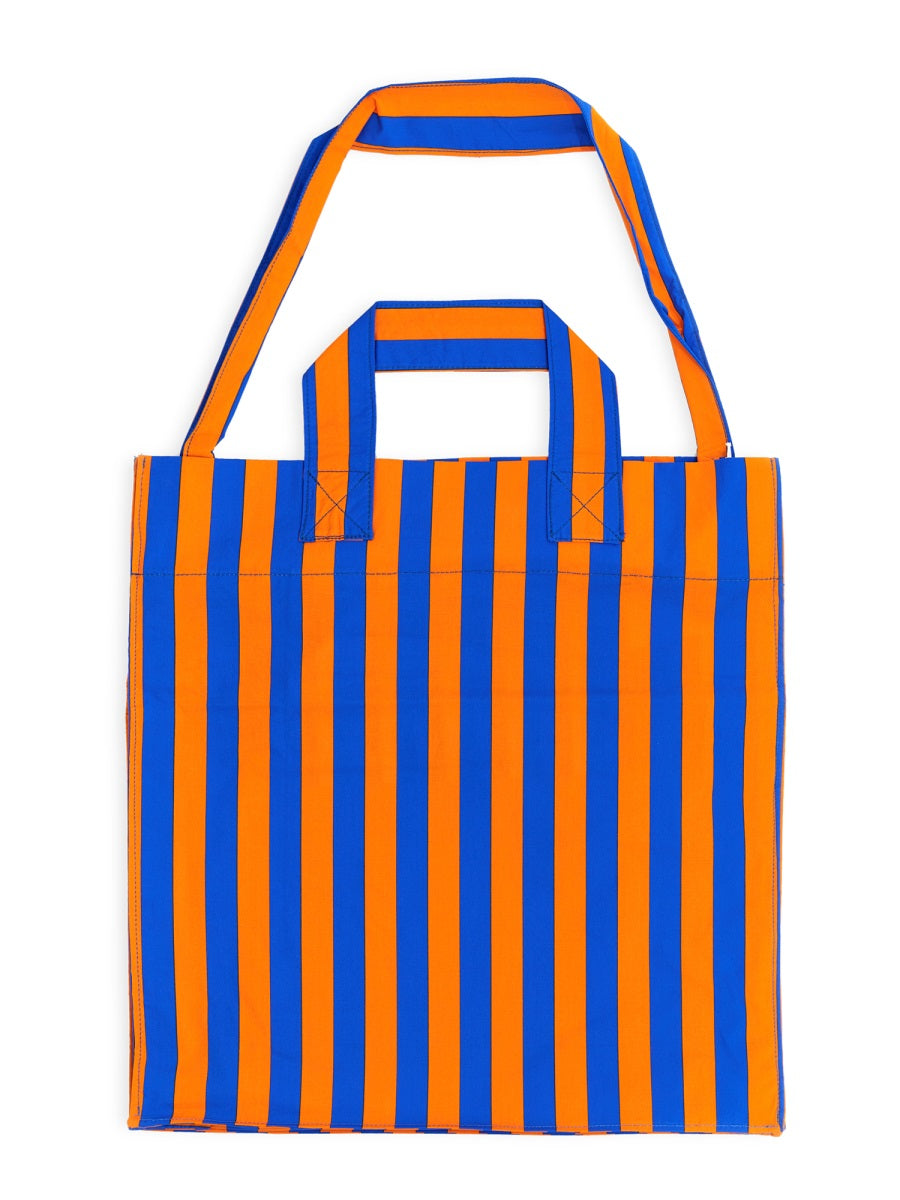 Sunnei Striped Cotton Tote Bag — Multicolor by Sunnei