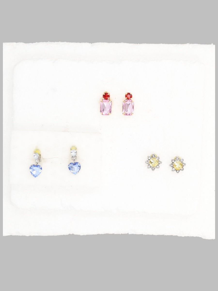 Super Smalls Clip-On Steel Earrings — Multicolor by Super Smalls