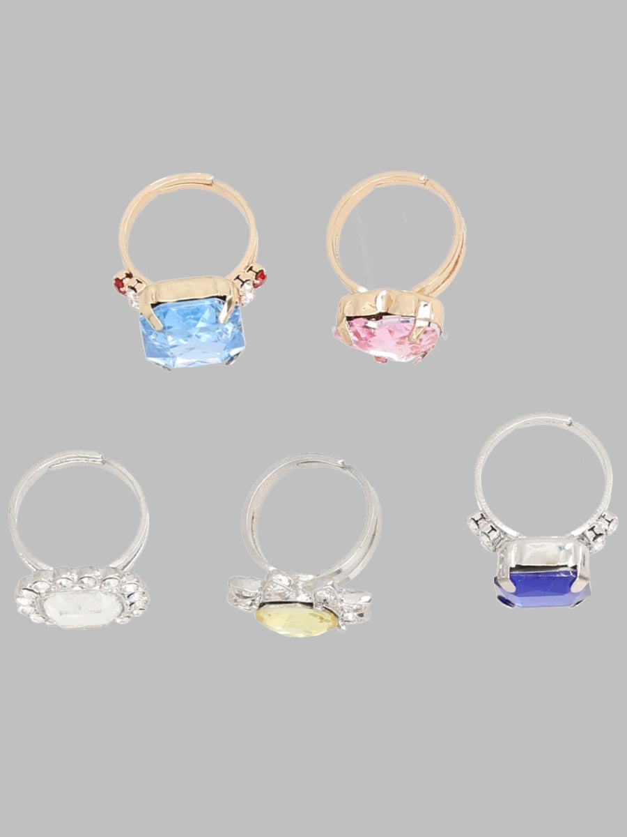Super Smalls Power Lunch Ring Set — Silver by Super Smalls