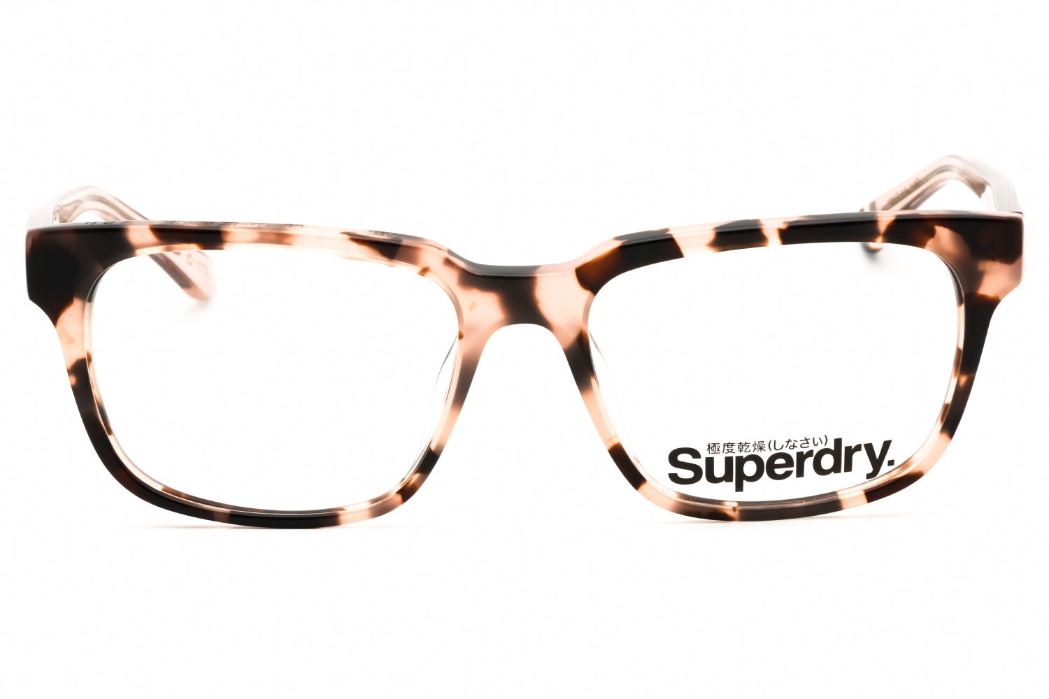 Superdry SDOCHARLI161 Tortoiseshell Rectangular Eyeglasses — Brown, view 2