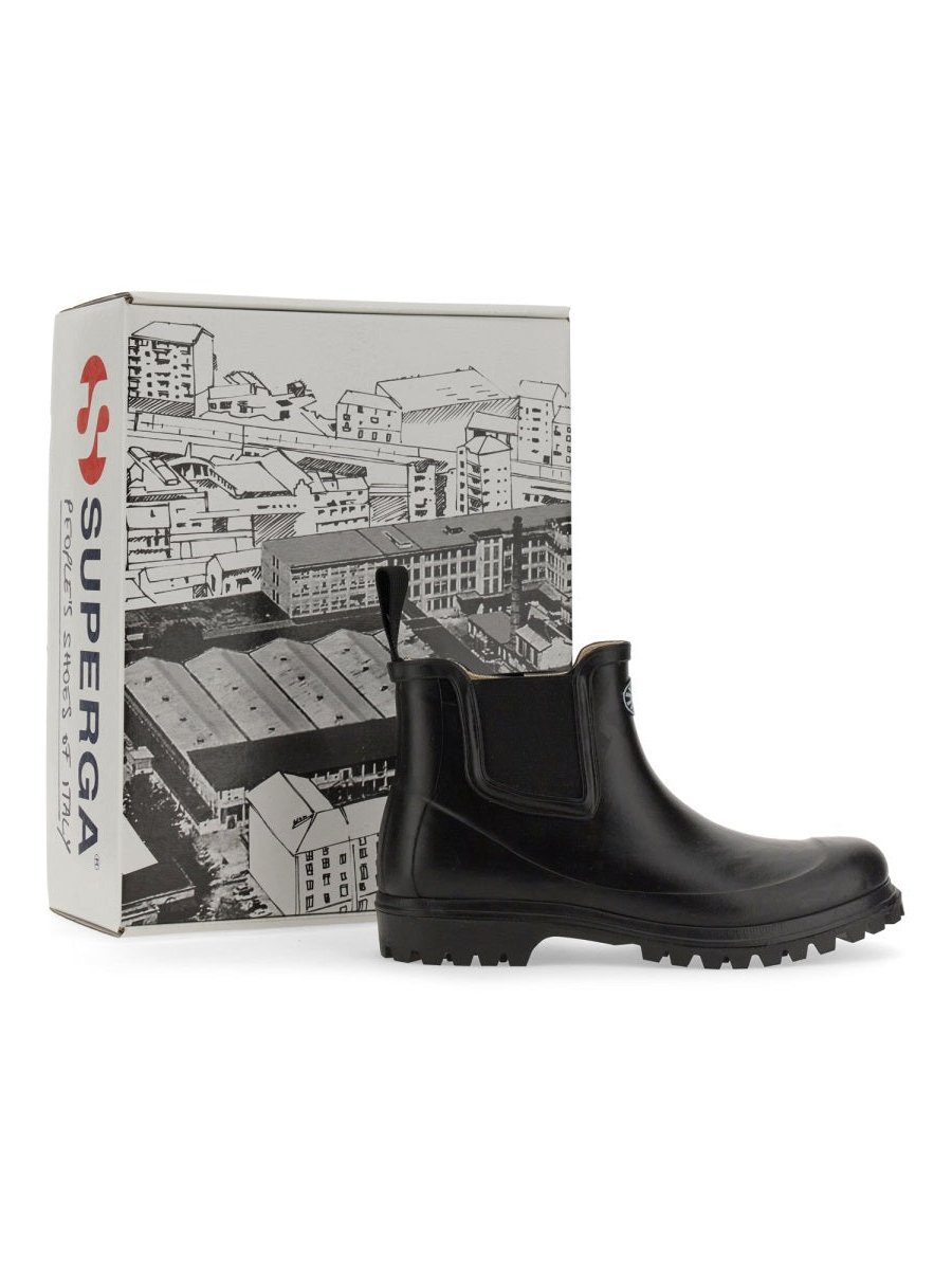 Superga Vulcanized Rubber Boot — Black, view 2