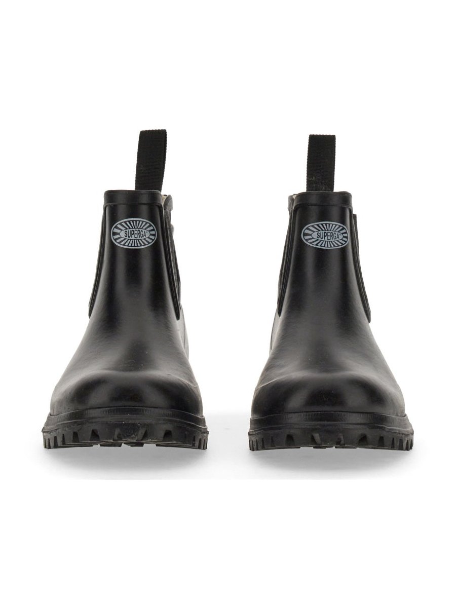 Superga Vulcanized Rubber Boot — Black, view 3