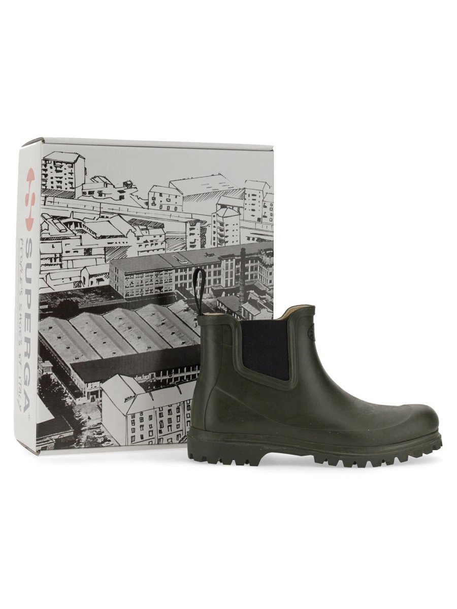 Superga Vulcanized Rubber Boot — Green, view 2