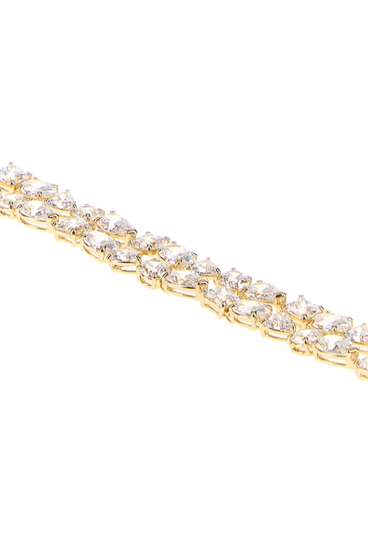 Swarovski Crystal and Gold-Plated Bracelet — Gold, view 2