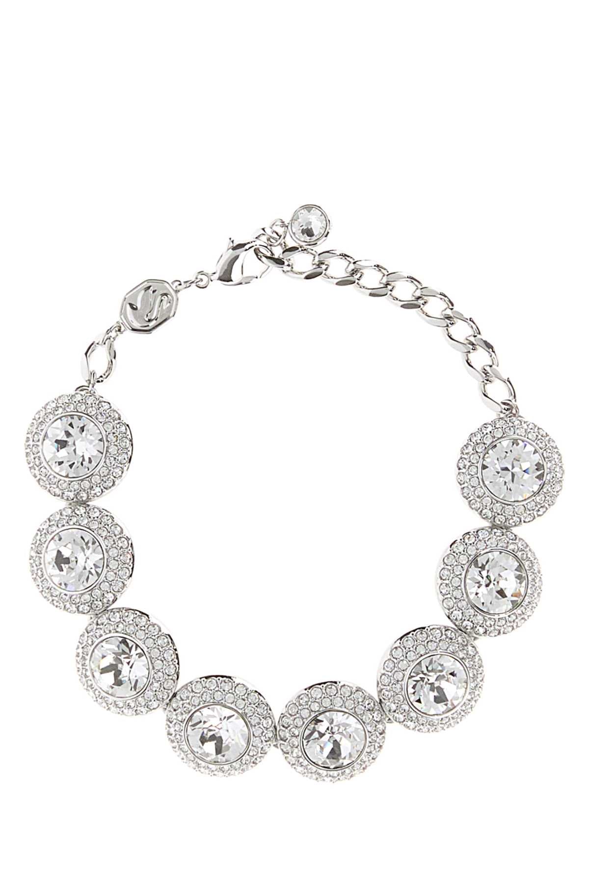 Swarovski Crystal Halo Bracelet — Silver by Swarovski