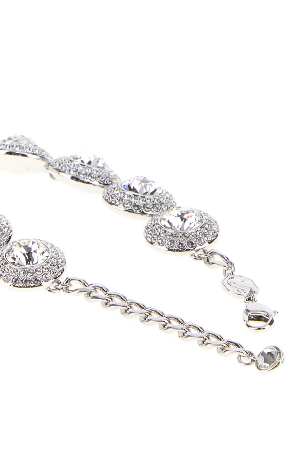 Swarovski Crystal Halo Bracelet — Silver, view 3