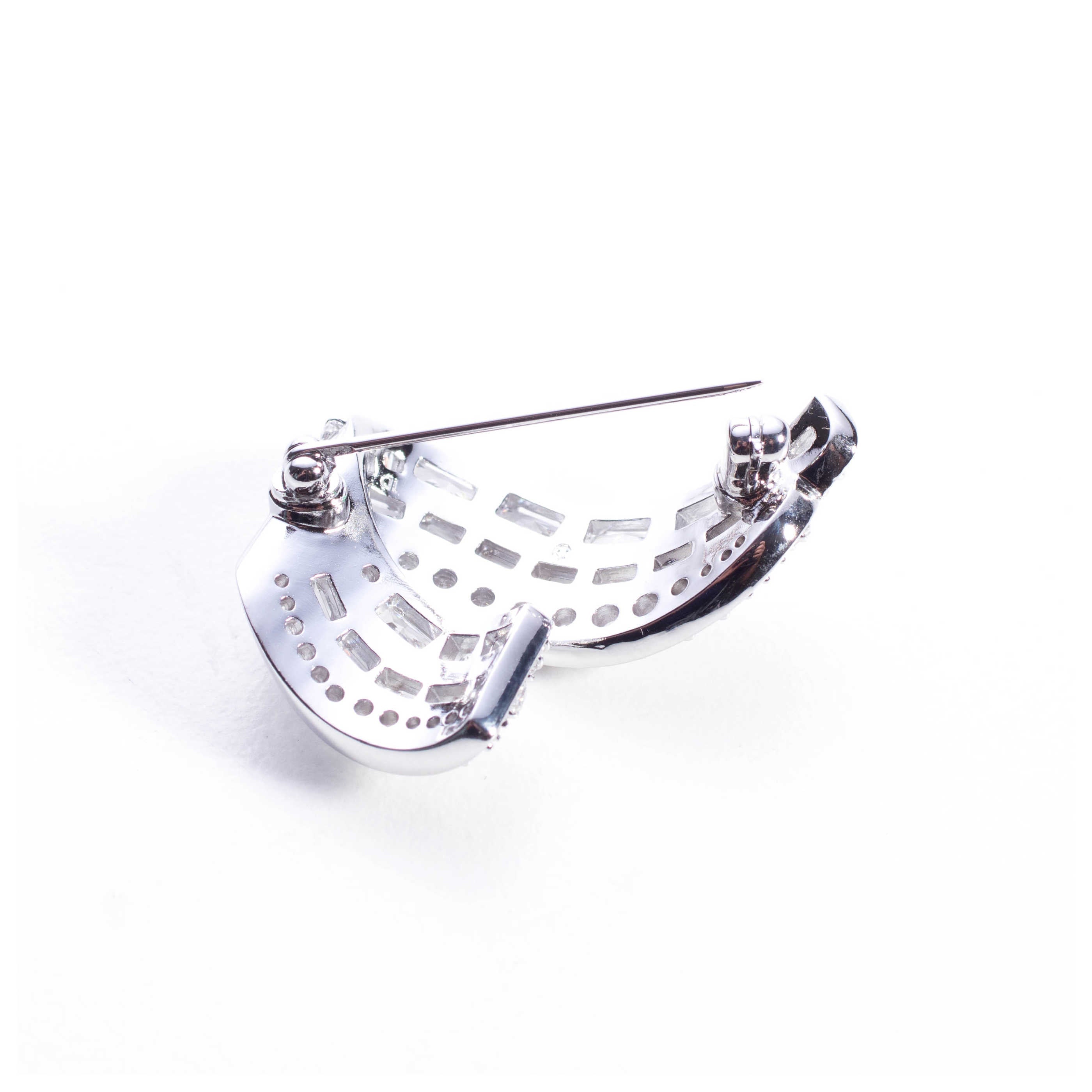 Swarovski Hyperbola Brooch — Clear, view 2
