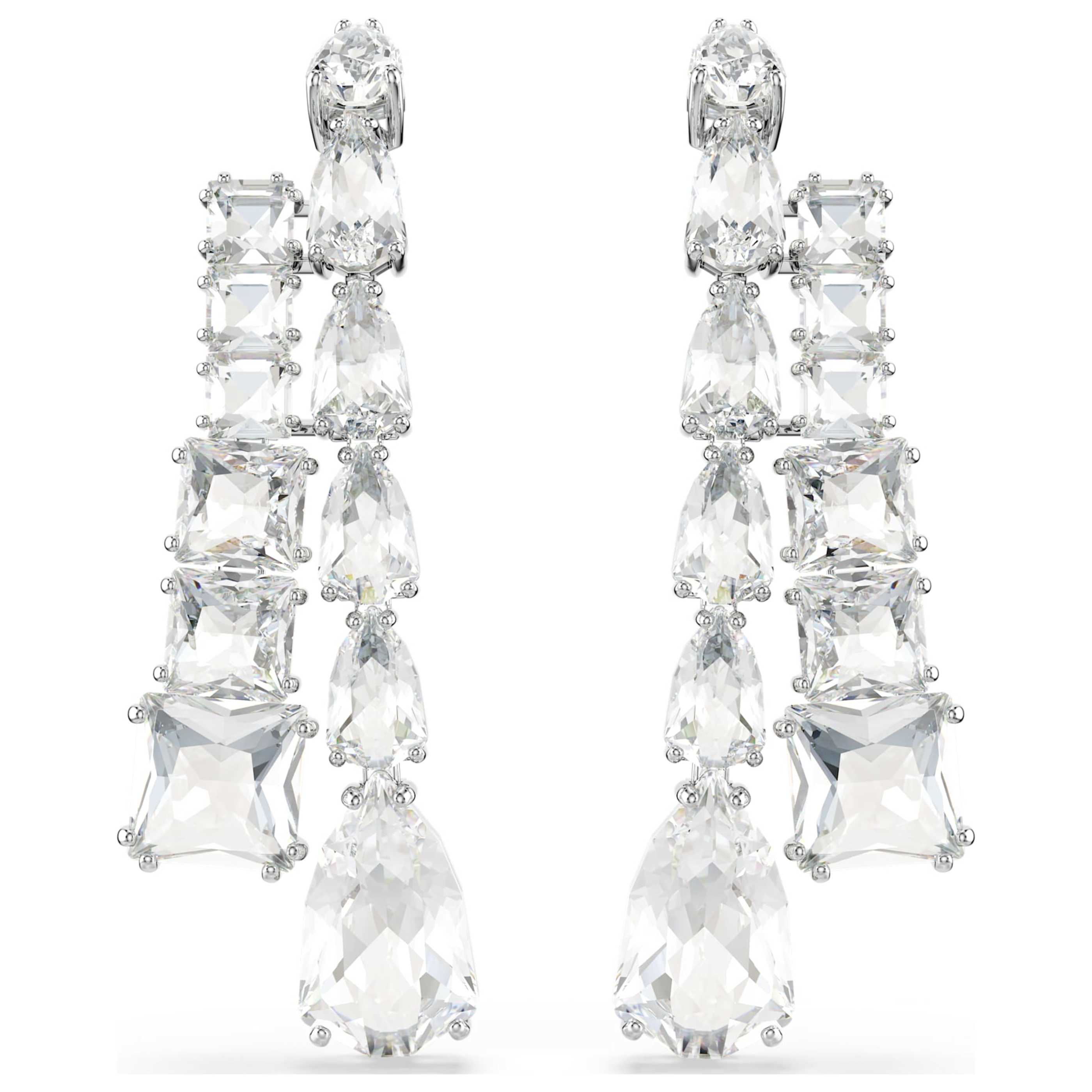 Swarovski Matrix Earrings — Clear by Swarovski