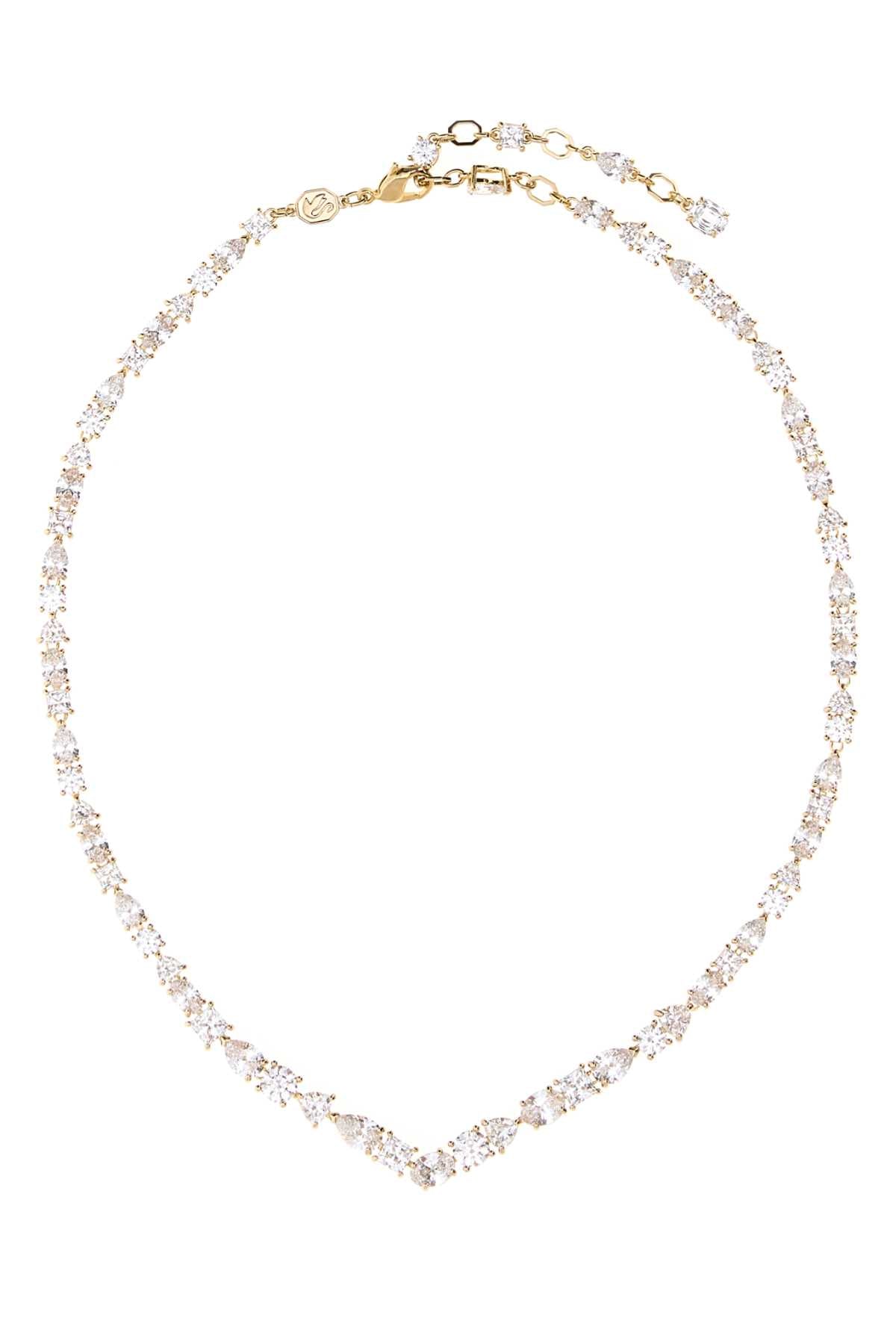 Swarovski Crystal Tennis Necklace — Gold by Swarovski