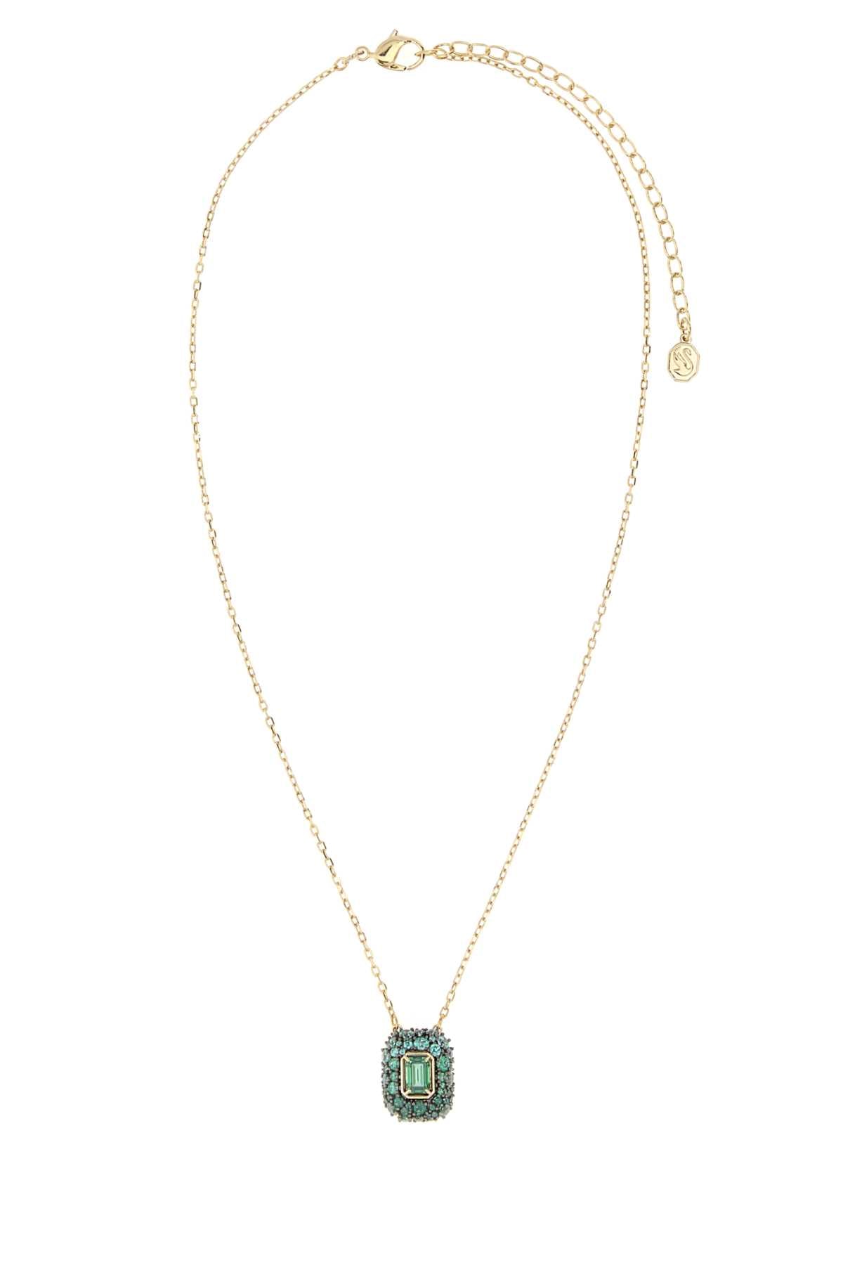 Swarovski Crystal Pendant Necklace — Gold by Swarovski
